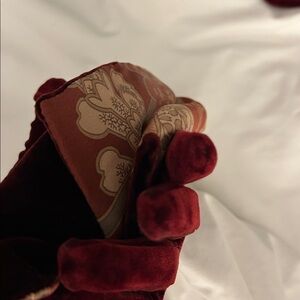 Luxurious Velvet Red Fabric